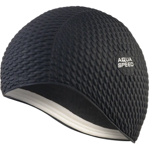 Шапка для плавання Aqua Speed Bombastic Junior 9881 чорний Діт OSFM (5908217698810) зображення 1