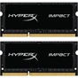 Модуль пам'яті для ноутбука SoDIMM DDR3 16GB (2x8GB) 2133 MHz HyperX Impact Kingston Fury (ex.HyperX) (HX321LS11IBK2/16) - зменшене зображення 1