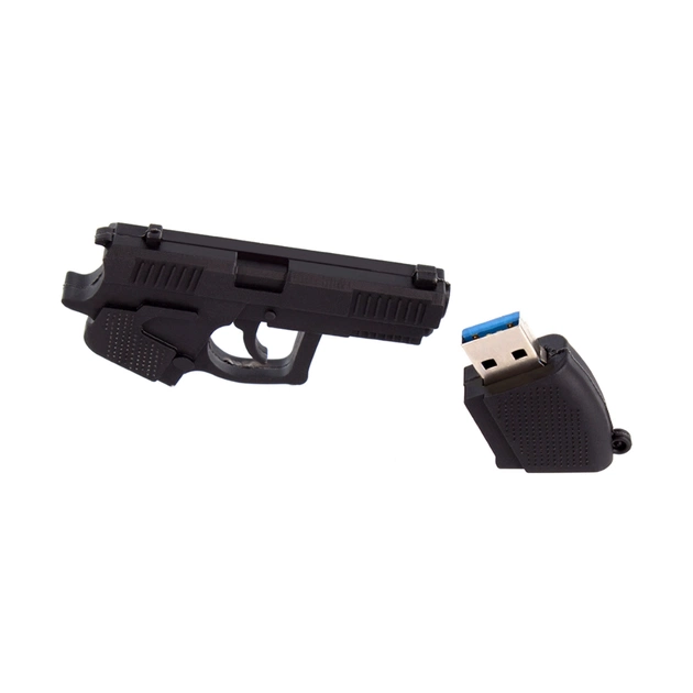 USB флеш накопичувач ColorWay Pistol 64 GB 3.0 Black (CW-USBPL64) - picture 6