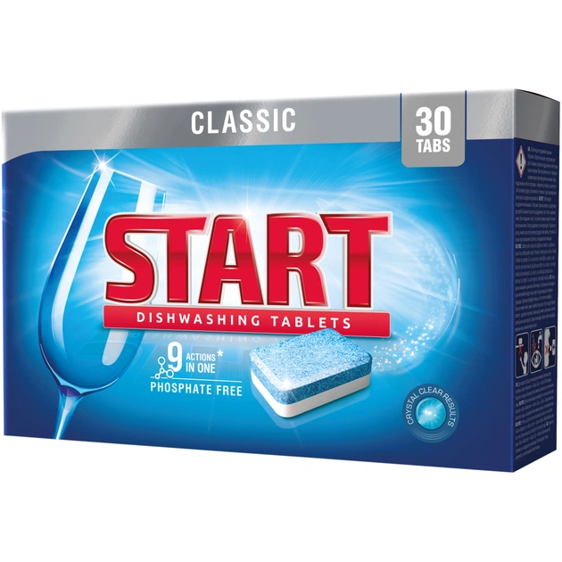 Таблетки для посудомийних машин Start Classic 30 шт. (4820207100039) - зображення 1