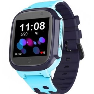 Смарт годинник-телефон GoGPS ME K16 Blue дитячий з GPS (K16BL) зображення 1