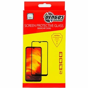 Скло захисне Dengos Full Glue Vivo X50, black frame (TGFG-144) зображення 1