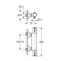 Термостатичний змішувач Grohe GRT 800 (34558000) - зменшене зображення 2