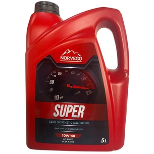 Моторна олива NORVEGO SUPER 10W40 5л зображення 1