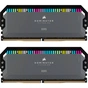 Модуль пам'яті для комп'ютера DDR5 32GB (2x16GB) 6000 MHz Dominator Platinum RGB Gray Corsair (CMT32GX5M2D6000Z36) - зменшене зображення 1