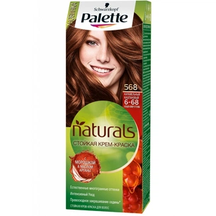 Фарба для волосся Palette Naturals 6-68 Карамельний каштановий 110 мл (4015000539203) зображення 1