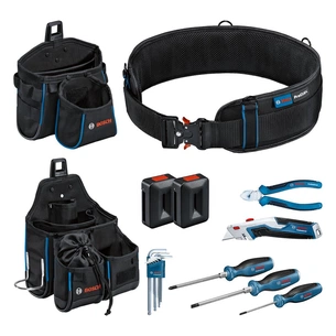 Сумка для інструмента Bosch Professional GWT2, GWT4 + 9 предметів (1.600.A02.H5C) зображення 1
