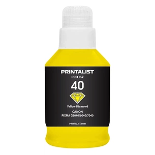 Чорнило Printalist Canon GI-40 для G5040/G6040 190г Yellow (PL40Y) зображення 1