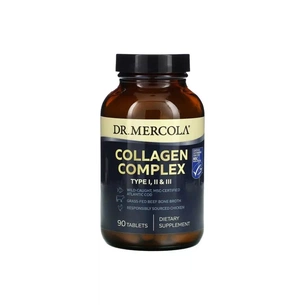 Вітамінно-мінеральний комплекс Dr. Mercola Комплекс колагену, 1, 2 та 3 типу, Collagen Complex, Type I, II & III, 90 т (MCL-03838) зображення 1