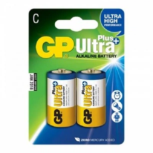 Батарейка Gp C GP Ultra Plus Alkaline LR14 * 2 (14AUP-U2 / 4891199100390) зображення 1