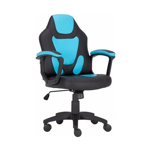 Крісло ігрове GT Racer X-1414 Black/Light Blue зображення 1