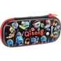 Пенал Cool For School 1 відділення з органайзером чорний (QT-5772-Black) - зменшене зображення 1