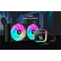 Система рідинного охолодження Deepcool LQ240 Black (R-LQ240-BKLSMW-G-1) - зменшене зображення 7