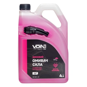 Омыватель автомобильный VOIN -22 White Diamond з ефектом антидощу 4л (VOIN W5 WD -22) изображение 1
