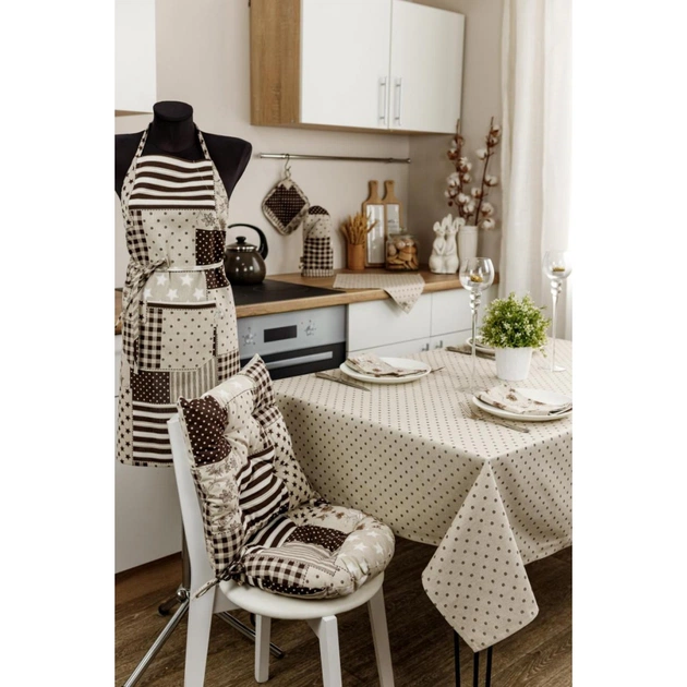 Фартух Прованс Печворк коричневий (031640) - picture 4