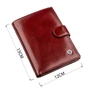 Гаманець Boston Шкіряний Коричневий (18818) - зменшене зображення 3