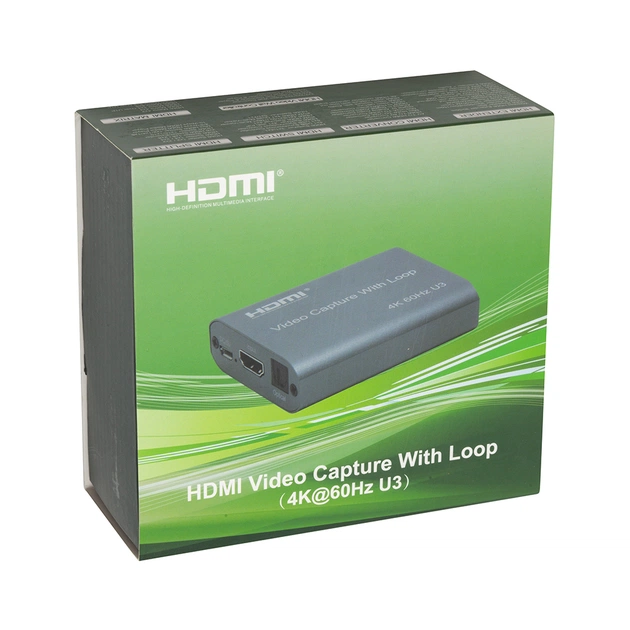 Пристрій захоплення відео PowerPlant HDVC8 HDMI USB3.0 4k/60hz (CA914180) - picture 3