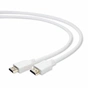Кабель мультимедийный HDMI to HDMI 1.8m Cablexpert (CC-HDMI4-W-6) - уменьшенное изображение 1