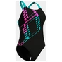 Купальник Arena Graphic Swimsuit Swim Pro L 010809-580 чорний, блакитний, рожевий 40 (3468337757429) - зменшене зображення 8
