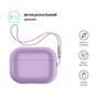 Чохол для навушників Armorstandart Silicone Case with straps для Apple Airpods Pro 2 Pink Purple (ARM68613) - зменшене зображення 2