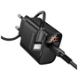 Зарядний пристрій BOROFONE BA97A Ilustre USB-C PD30W digital display + cable USB-C to USB-C Black (6941991120503) - зменшене зображення 4