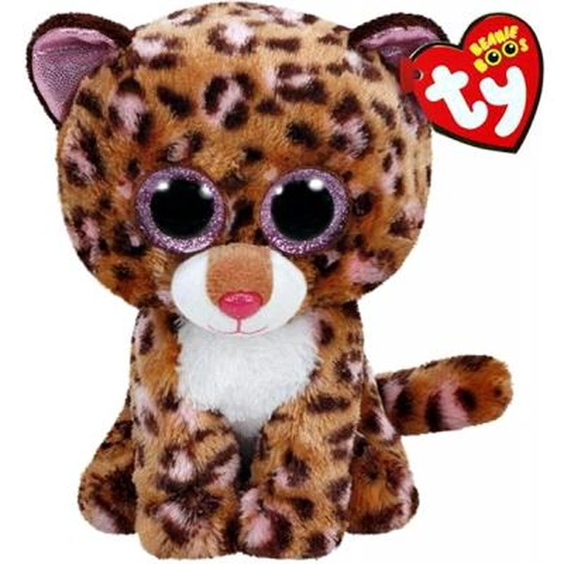М'яка іграшка Ty Beanie Boo's Леопард Patches 25 см (37068) - зображення 1