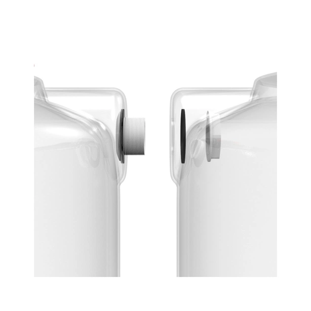 Ємність для води Вігер вертикальна харчова 1000 л вузька, кришка з клапаном біла (13230) - picture 5