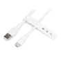 Дата кабель USB 2.0 AM to USB-C 1.0m 60W white Digitus (AK-300340-010-W) - preview 3