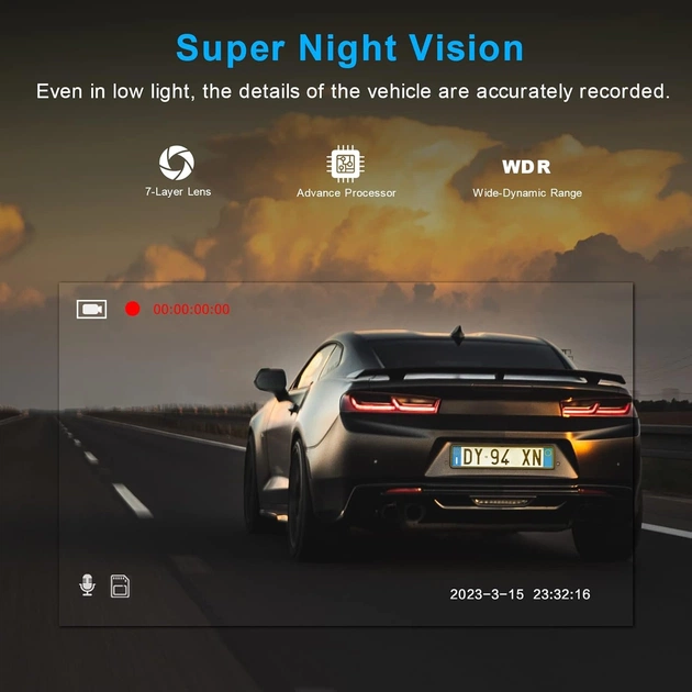 Відеореєстратор WeBeqer A7 - зображення 3