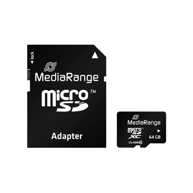 Карта пам'яті Mediarange 64GB microSD class 10 (MR955) - зображення 1