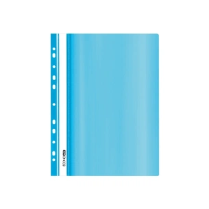 Папка-швидкозшивач Economix А4 з перфорацією, фактура "глянець", пастельна блакитна (E31510-82) зображення 1