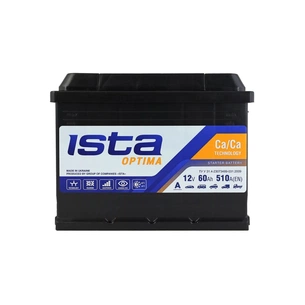 Аккумулятор автомобильный ISTA Optima 60Ah 510A R+ (L2) изображение 1