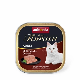 Паштет для котів Animonda Vom Feinsten Adult Multi Meat Cocktail 100 г (4017721832045) зображення 1