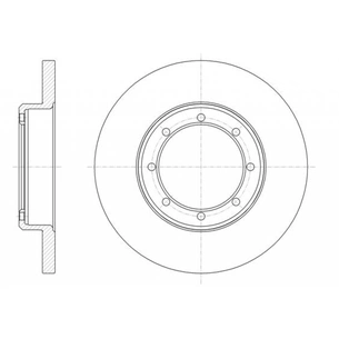 Гальмівний диск REMSA 61476.00 зображення 1