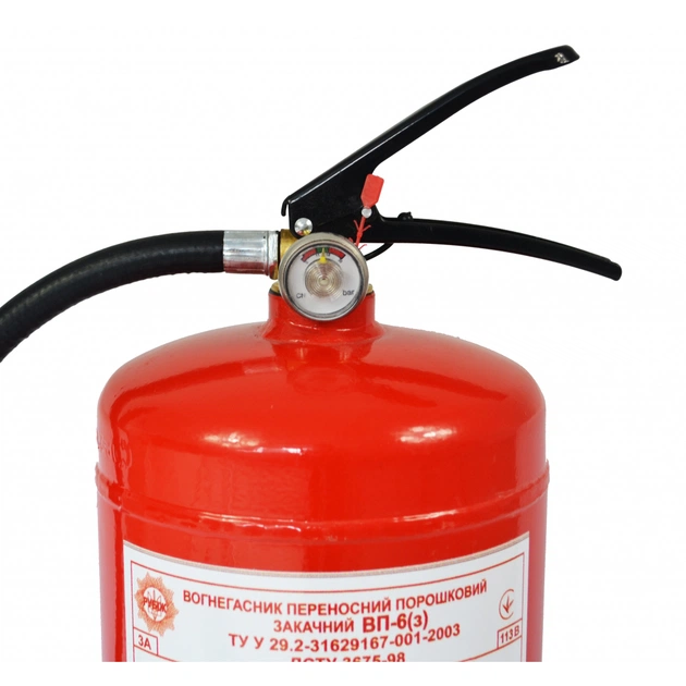 Вогнегасник Рубеж порошковий 6 кг (04-004-6) - picture 3