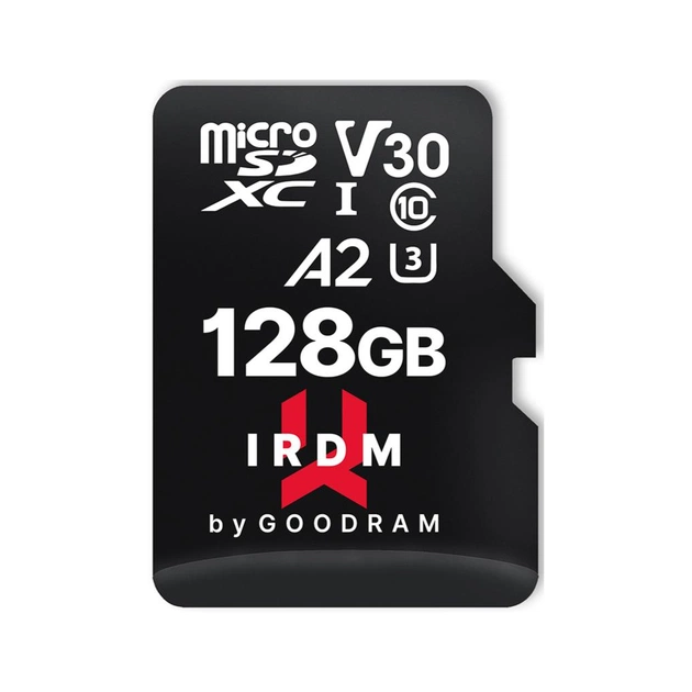 Карта пам'яті Goodram 128GB microSDXC class 10 UHS I U3 A2 (IR-M2AA-1280R12) - изображение 1