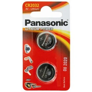 Батарейка Panasonic CR 2032 Lithium * 2 (CR-2032EL/2B) зображення 1