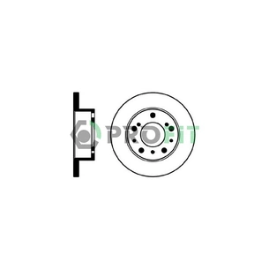 Гальмівний диск Profit 5010-0063 зображення 1