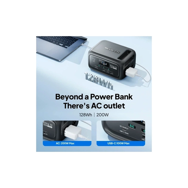 Зарядна станція BLUETTI Elite 10, 200W, 128Wh (EL10) - зображення 11