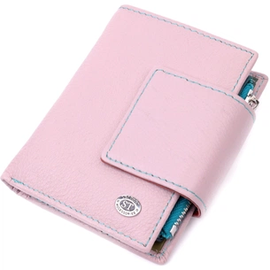 Портмоне ST Leather З натуральної шкіри Бежеве (19452) зображення 1