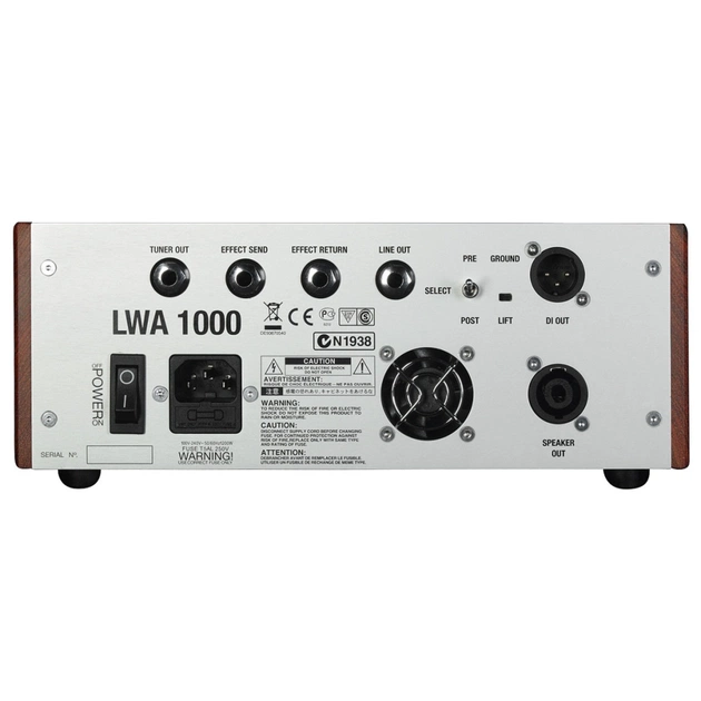 Гітарний підсилювач Warwick LWA 1000 Silver - picture 3