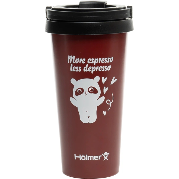 Термочашка Hölmer Coffee Time Брунатна (TC-0500-DR Coffee Time) - зображення 1