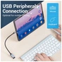 Перехідник USB 3.0 Type-C to USB AF (OTG) 0.15m Aluminum Alloy Vention (CCXHB) - зменшене зображення 5