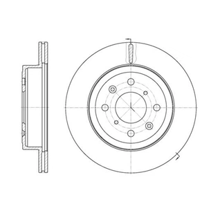 Гальмівний диск REMSA 61038.10 зображення 1