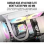Кулер до корпусу Corsair AF140 RGB Elite White (CO-9050159-WW) - зменшене зображення 4