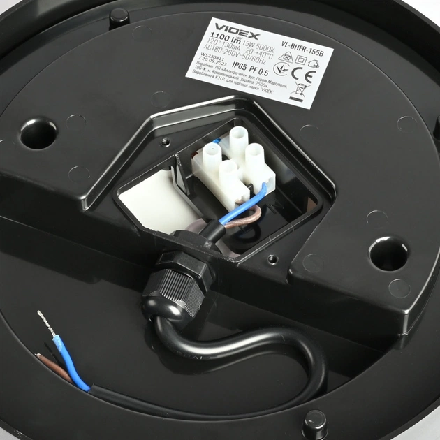 Світильник Videx ART IP65  15W 5000K Black (VL-BHFR-155B) - picture 3