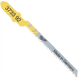 Полотно Milwaukee для лобзика T101AO, 50мм/ крок зуба 1,35мм, 5шт, фігурний різ, деревина (4932373392) зображення 1