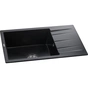 Мийка кухонна GRANADO NAVIA black shine з сифоном (775*495mm.) (gr3801) - зменшене зображення 2