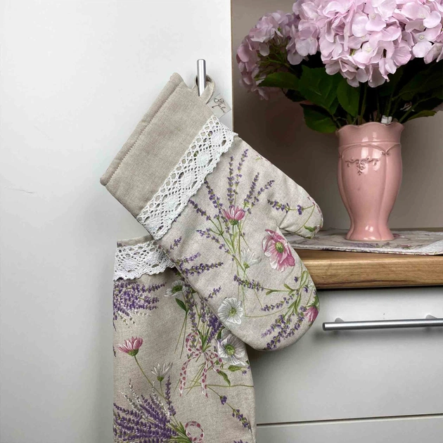 Кухонна прихватка Прованс рукавиця Grosso з мереживом (4823093429130) - picture 4