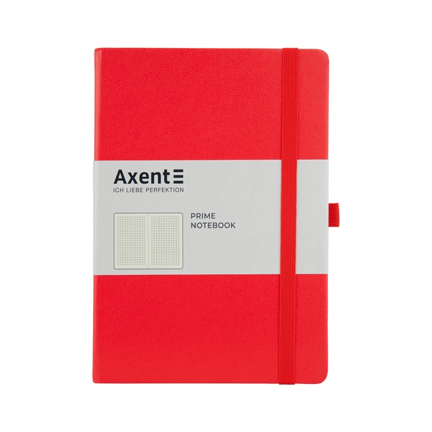 Книга записная Axent Partner Prime 145х210 мм A5 96 листов в клетку Красная (8305-06-A) - изображение 1